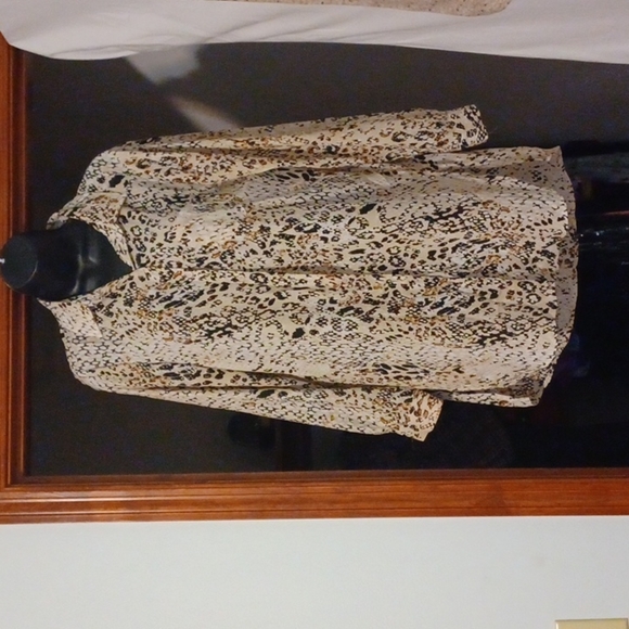 Spense pull over long asymmetrical polyester medium blouse - Picture 1 of 4